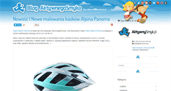 Desktop Screenshot of blog.aktywnysmyk.pl