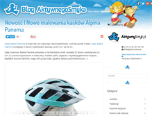 Tablet Screenshot of blog.aktywnysmyk.pl